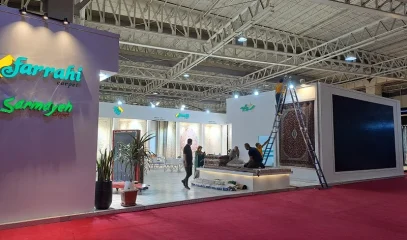 غرفه فرش فرهی در نمایشگاه فرش